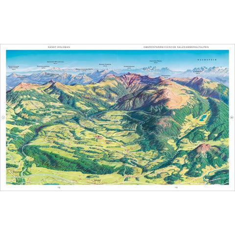 Alpen. Die Kunst der Panoramakarte