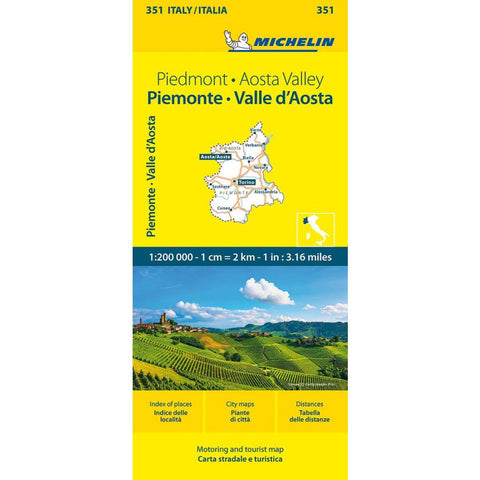 Michelin Piemonte, Valle d' Aosta - 351