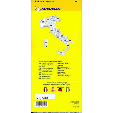 Michelin Piemonte, Valle d' Aosta - 351