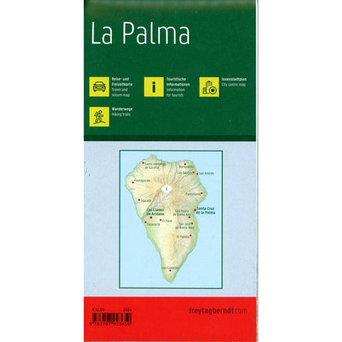 freytag & berndt Straßenkarte La Palma 1:40.000