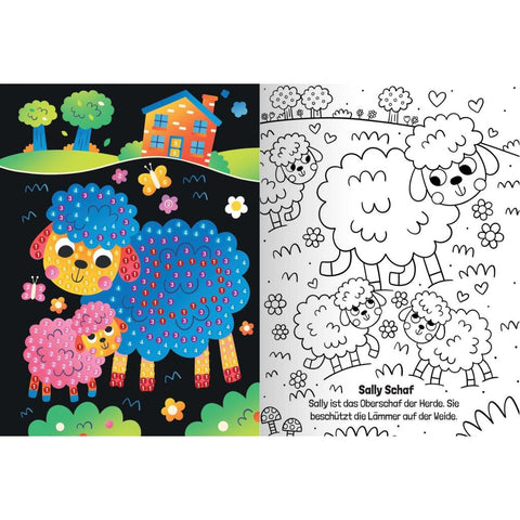 Magic Diamond Colouring - Bauernhof