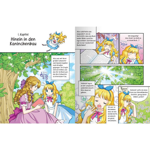 MANHWA - Klassiker für Kids - Alice im Wunderland (komplett in Farbe)