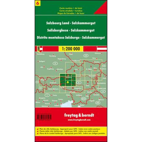FuB Österreich 06 Land Salzburg - Salzkammergut 1 : 200 000