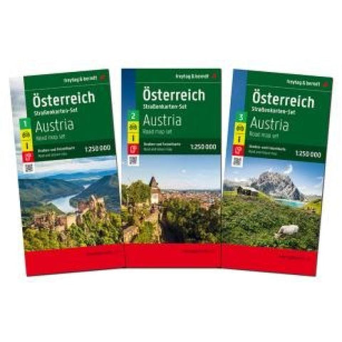 freytag & berndt Straßenkarte Österreich Set 1:250.000