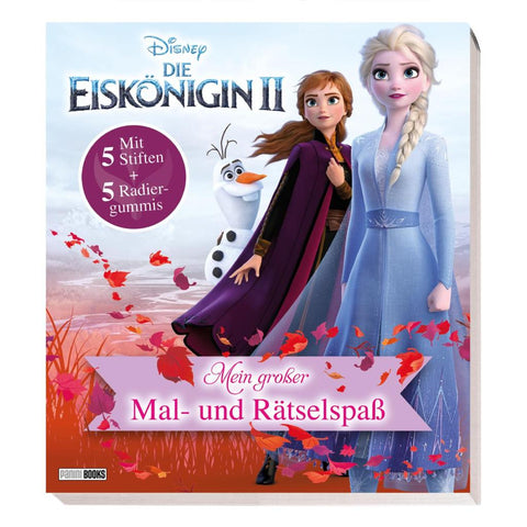Disney Die Eiskönigin 2: Mein großer Mal- und Rätselspaß