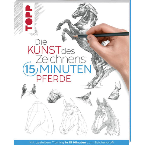 Die Kunst des Zeichnens 15 Minuten - Pferde