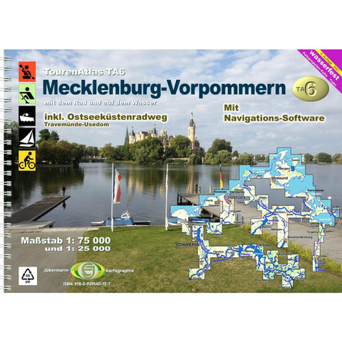 TourenAtlas Wasserwandern / TA6 Mecklenburg-Vorpommern