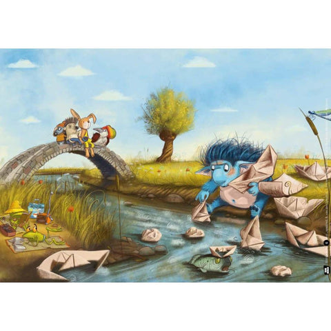 Der Grolltroll. Kamishibai Bildkartenset
