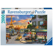 Ravensburger Puzzle 16716 - Romantische Abendstunde in Paris - 2000 Teile Puzzle für Erwachsene und Kinder ab 14 Jahren