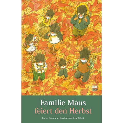 Familie Maus feiert den Herbst