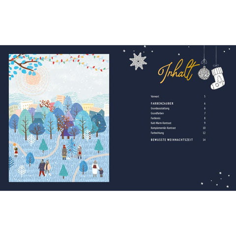 Mein Adventskalender-Buch zum Ausmalen: Colorful Christmas