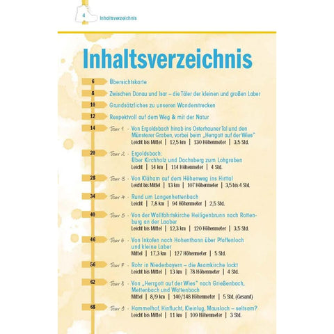 Wandern zwischen Donau und Isar