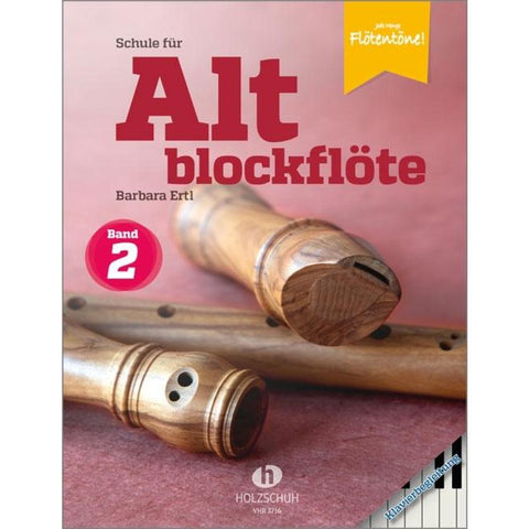 Schule für Altblockflöte 2 - Klavierbegleitung