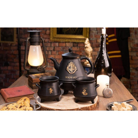 Harry Potter Teekanne mit Hogwarts-Kessel-Set