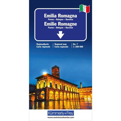 Kümmerly+Frey Regional-Strassenkarte 7 Emilia Romagna 1:200.000