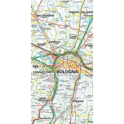 Kümmerly+Frey Regional-Strassenkarte 7 Emilia Romagna 1:200.000