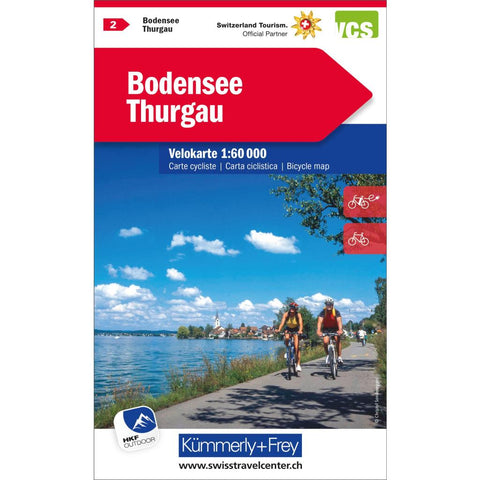 KuF Schweiz Radkarte 02 Bodensee - Thurgau 1 : 60 000