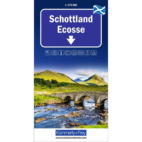 Kümmerly+Frey Regional-Strassenkarte Schottland 1:275.000