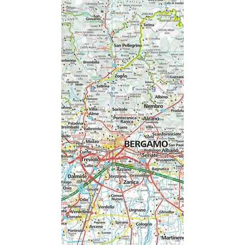 Kümmerly+Frey Regional-Strassenkarte 2 Lombardei 1:200.000