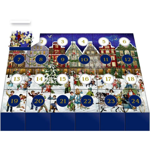 Puzzle-Adventskalender - Winterabend in der Stadt