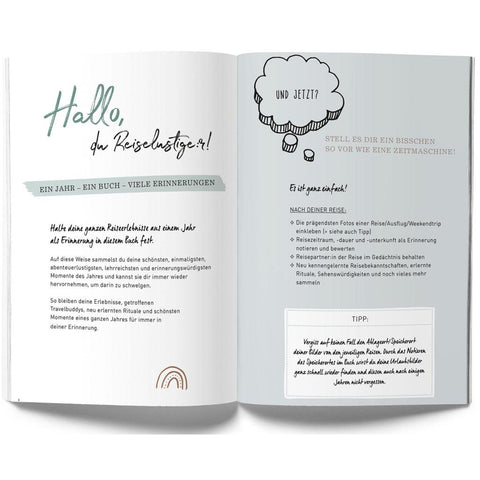 GuideMe Reisetagebuch Travel Memories "Mein Jahr"