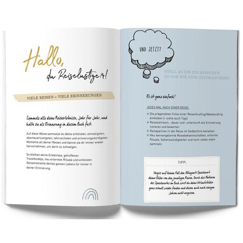 GuideMe Reisetagebuch Travel Memories "Meine Reisen"