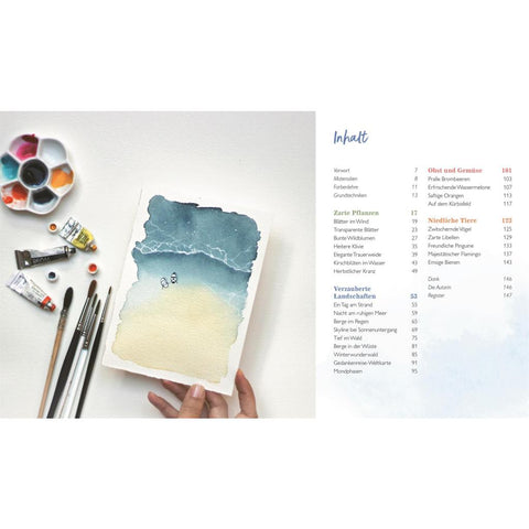Strich für Strich zur kreativen Entspannung mit Watercolor