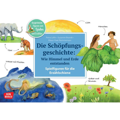 Die Schöpfungsgeschichte. Wie Himmel und Erde entstanden. Erzählschienen-Figurenset