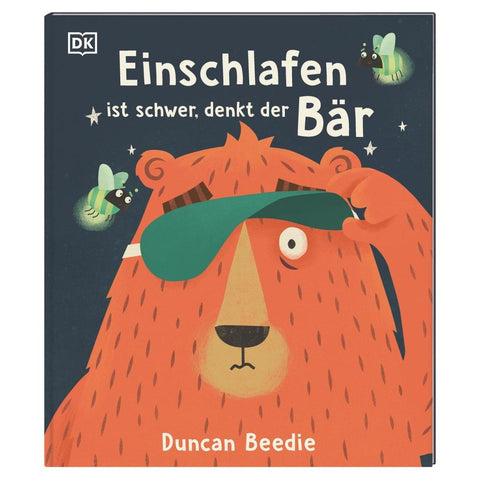 Einschlafen ist schwer, denkt der Bär