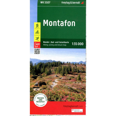 freytag & berndt Wanderkarte WK 5507 Montafon 1:35.000