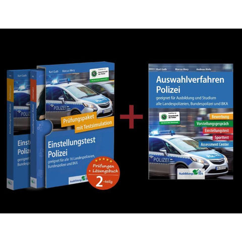 Einstellungstest + Auswahlverfahren Polizei: Paket