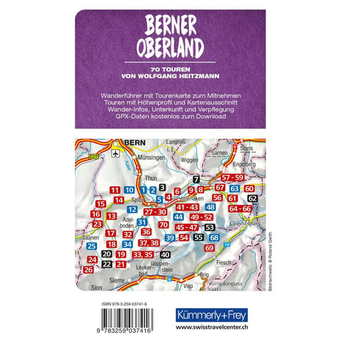 Kümmerly+Frey Wanderführer Berner Oberland