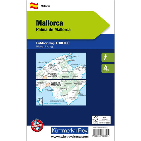 Kümmerly+Frey Outdoorkarte Mallorca 1:80.000