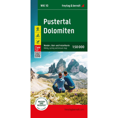freytag & berndt Wanderkarte WKI 10 Pustertal - Dolomiten 1:50.000