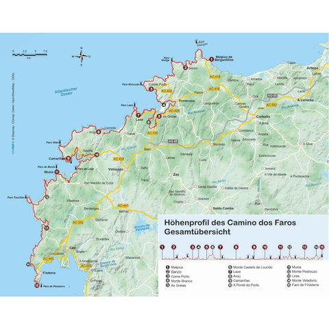 Spanien: O Camiño dos Faros