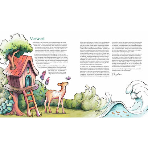 Meine Ausmalwelt: Wald und Natur