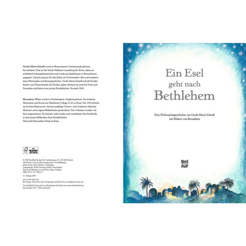 Ein Esel geht nach Bethlehem