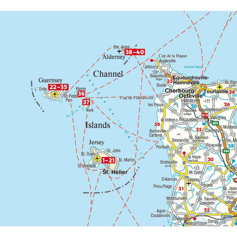 ROTHER Wanderführer Kanalinseln - Jersey, Guernsey, Herm, Sark und Alderney