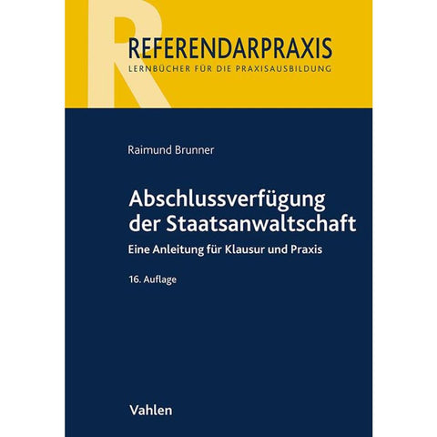 Abschlussverfügung der Staatsanwaltschaft