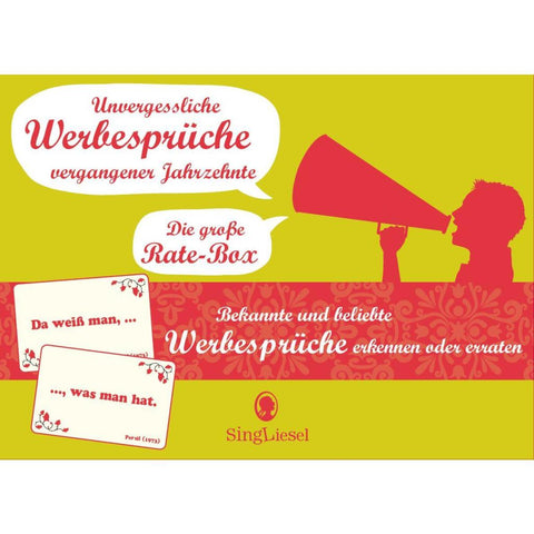 Unvergessliche Werbesprüche vergangener Jahrzehnte