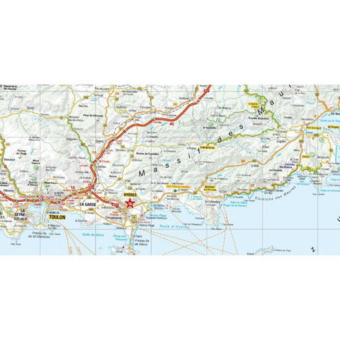 MARCO POLO Reisekarte Provence-Alpes-Côte d'Azur 1:275.000