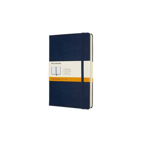 Moleskine Notizbuch - Erweitert, Large/A5, Liniert, Fester Einband, Saphir