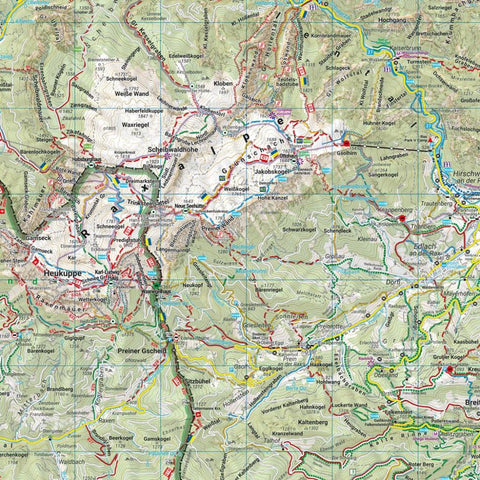freytag & berndt Wanderkarte WK 022 Schneeberg - Rax, Semmering - Schneealpe 1:50.000