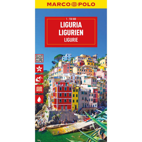 MARCO POLO Reisekarte Italien 05 Ligurien 1:150.000