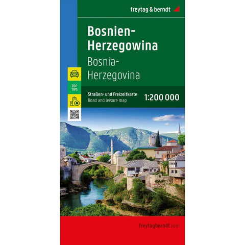 freytag & berndt Straßenkarte Bosnien-Herzegowina 1:200.000
