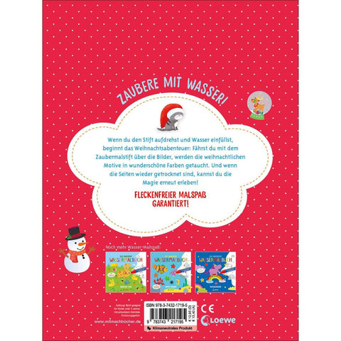 Das magische Wassermalbuch - Fröhliche Weihnachten!