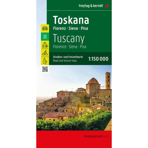freytag & berndt Straßenkarte Toskana 1:150.000