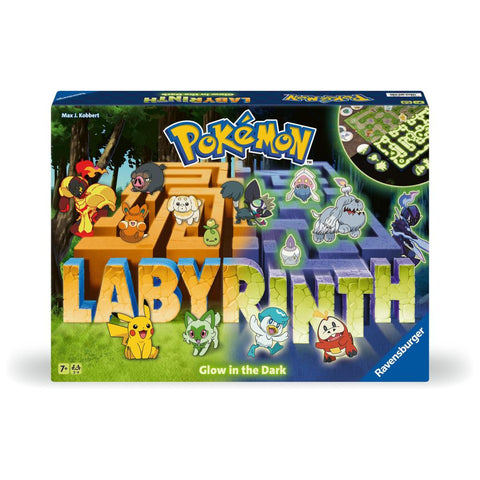 Pokémon Labyrinth Glow in the Dark - Gesellschaftsspiel & Brettspiel ab 7 Jahre