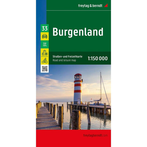 freytag & berndt Straßenkarte Burgenland 1:150.000
