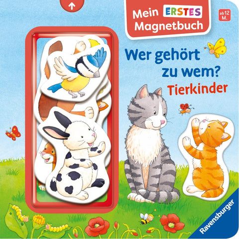 Mein erstes Magnetbuch - Wer gehört zu wem? Tierkinder